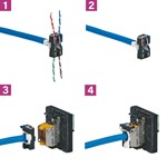 Datacontactdoos twisted pair Legrand LCS3 RJ45/fiber/AV module